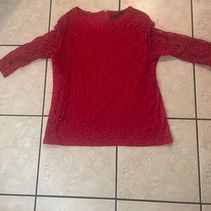 Covington Red Long Sleeve Shirt